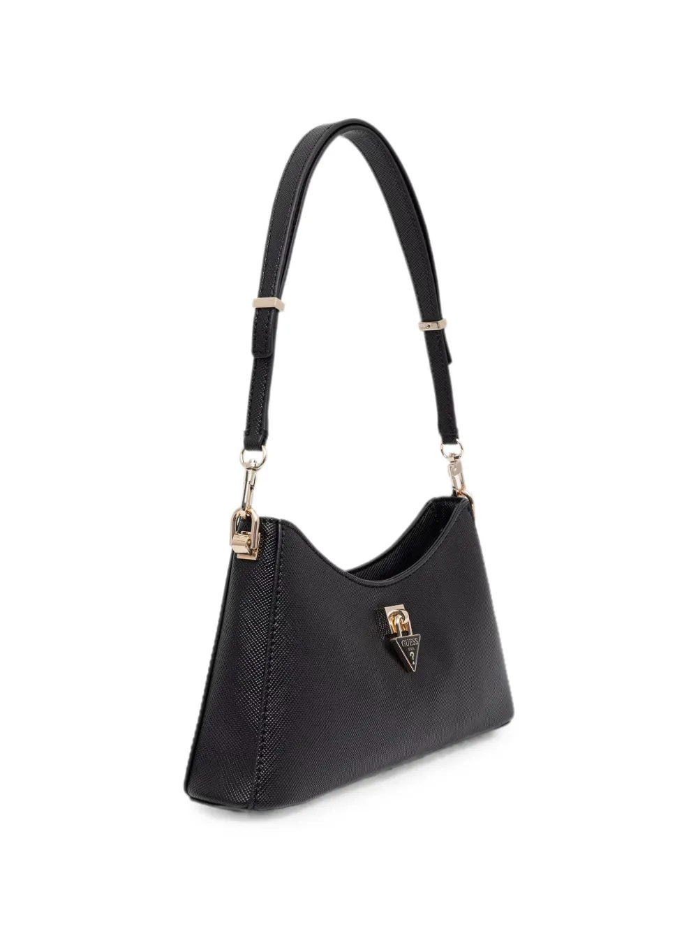 GUESS USA Patsie schoudertas met logoplakkaat Zwart