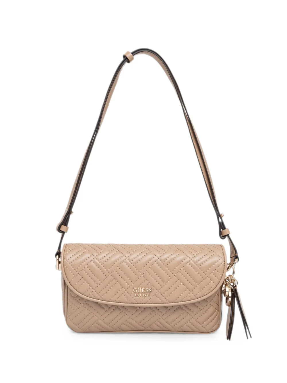 GUESS USA Sally quilted shoulder bag - Nude