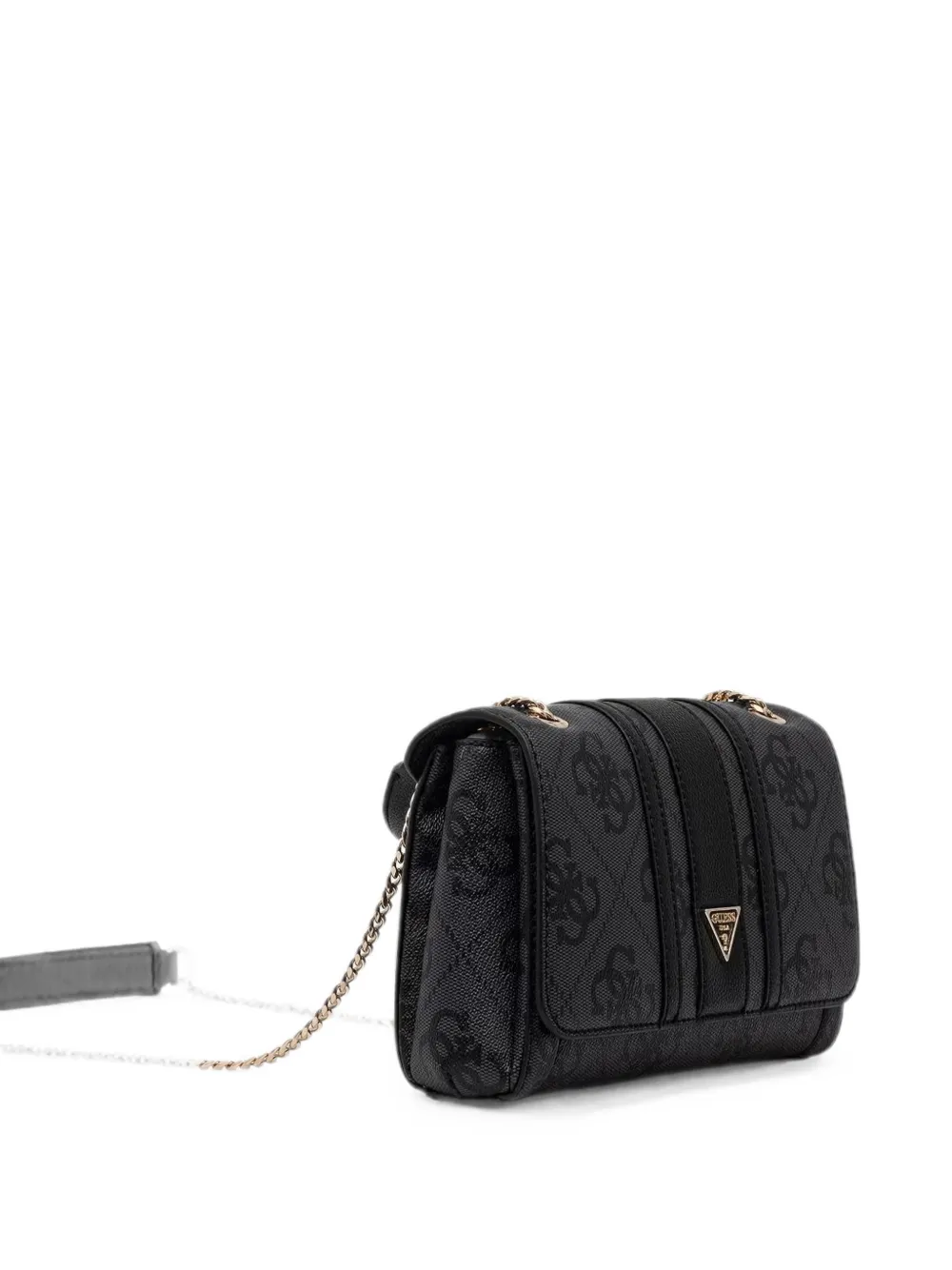 GUESS USA Noelle schoudertas met monogramprint Zwart