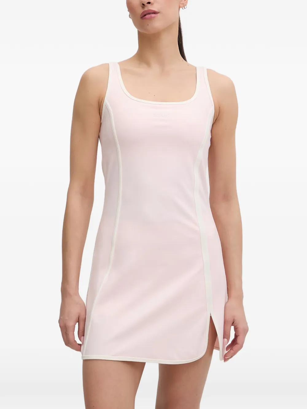 GUESS USA contrast-trim sleeveless mini dress - Rosa