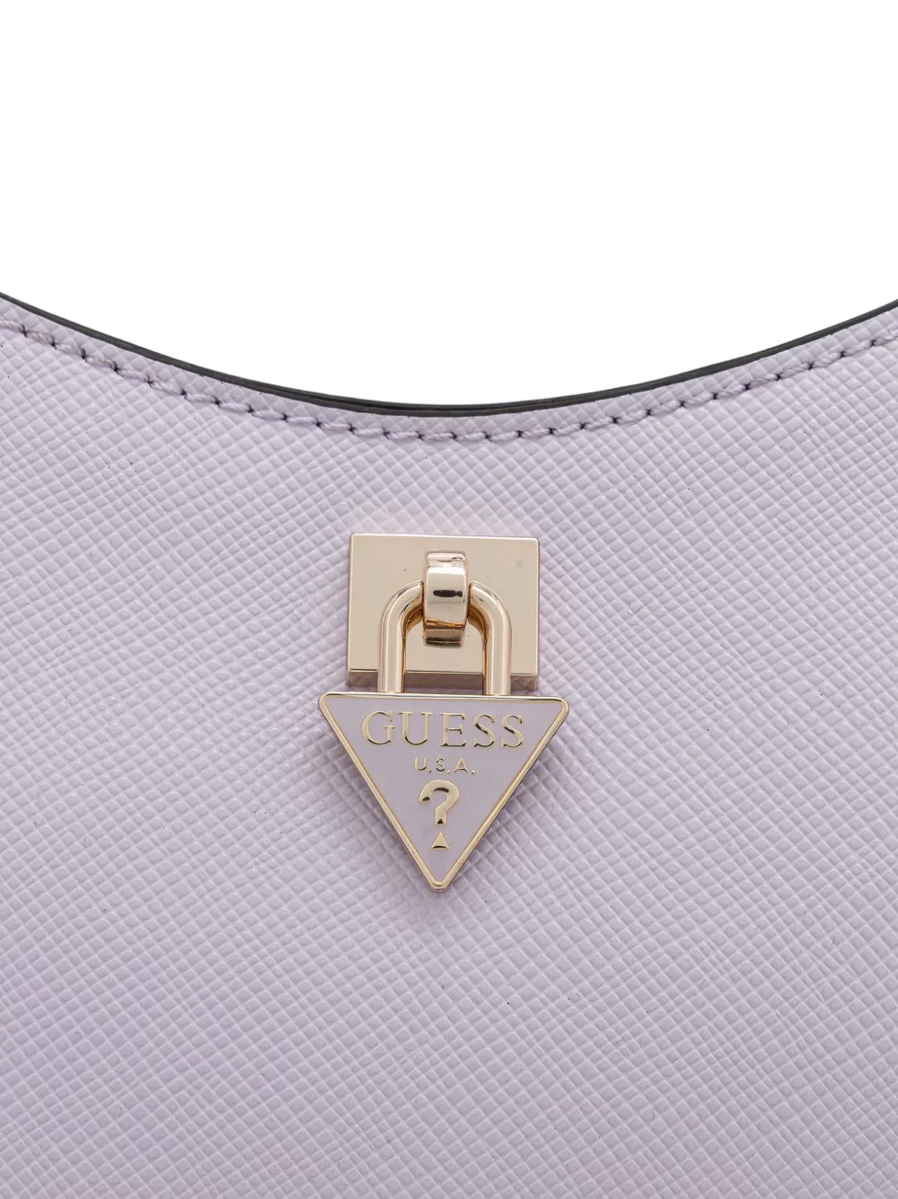 GUESS USA Patsie schoudertas met gekruist logo-plakkaat Paars