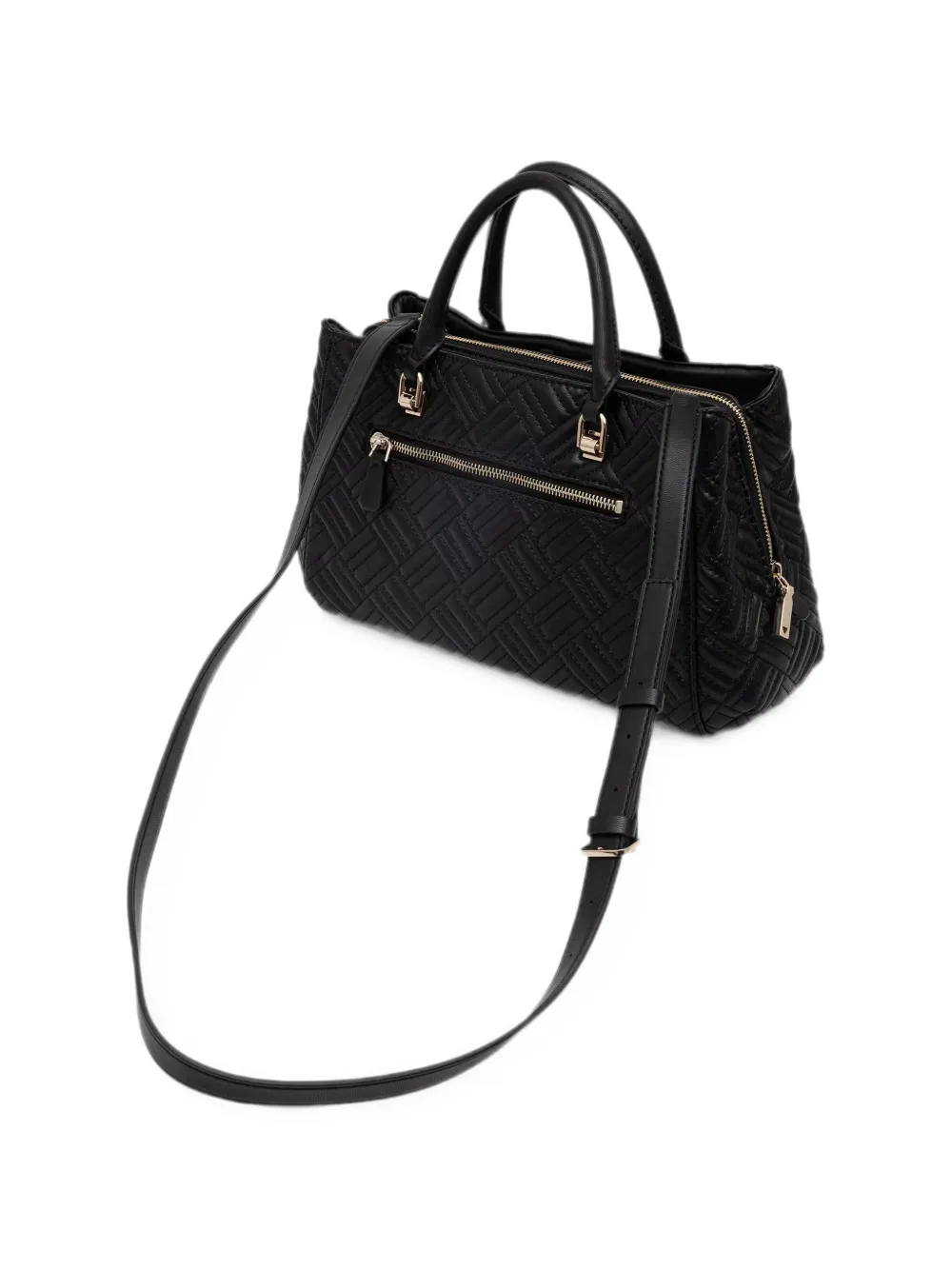 GUESS USA Sally gewatteerde shopper met logobedel Zwart