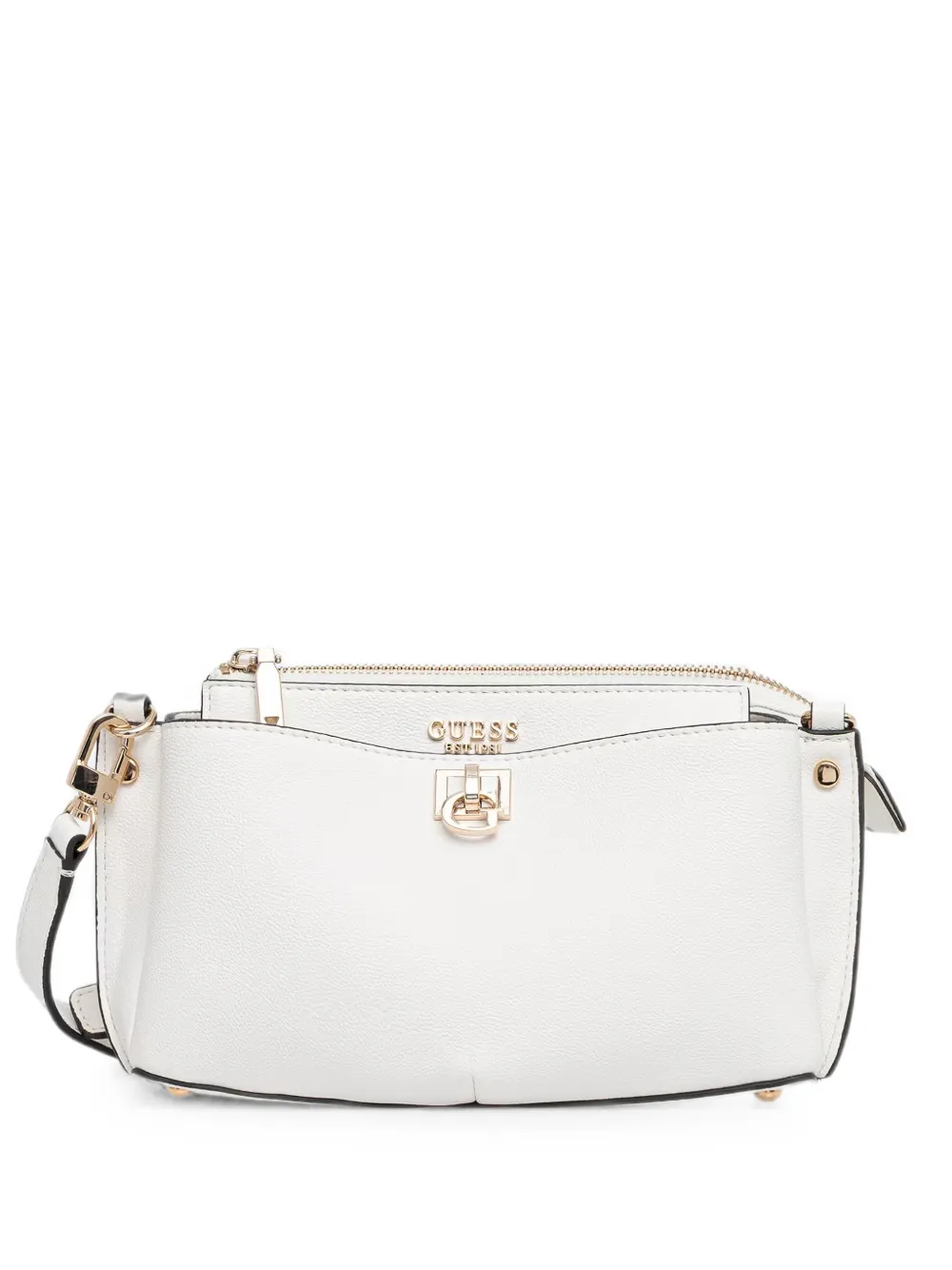 GUESS USA Isobel logo-plaque cross-body bag - Bianco