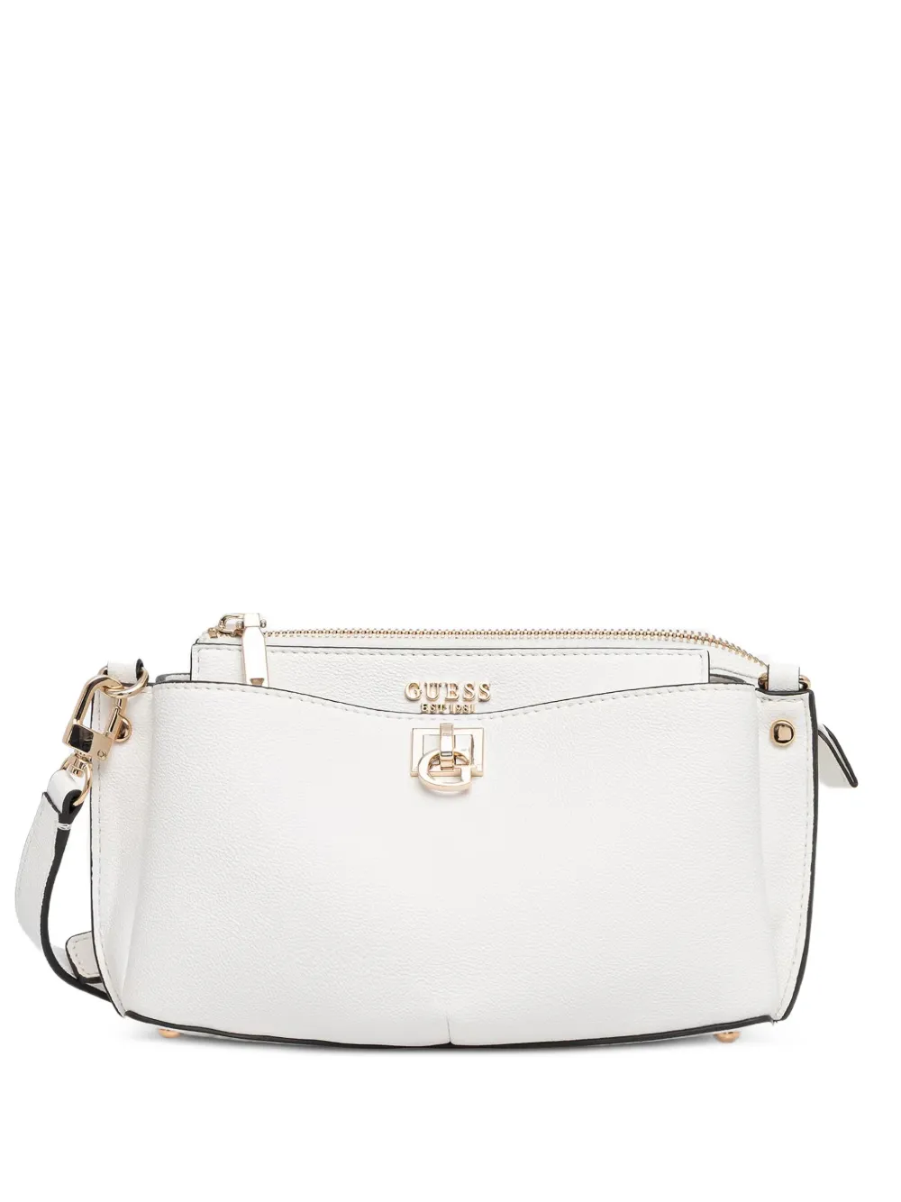 GUESS USA Isobel logo-plaque cross-body bag - Weiß
