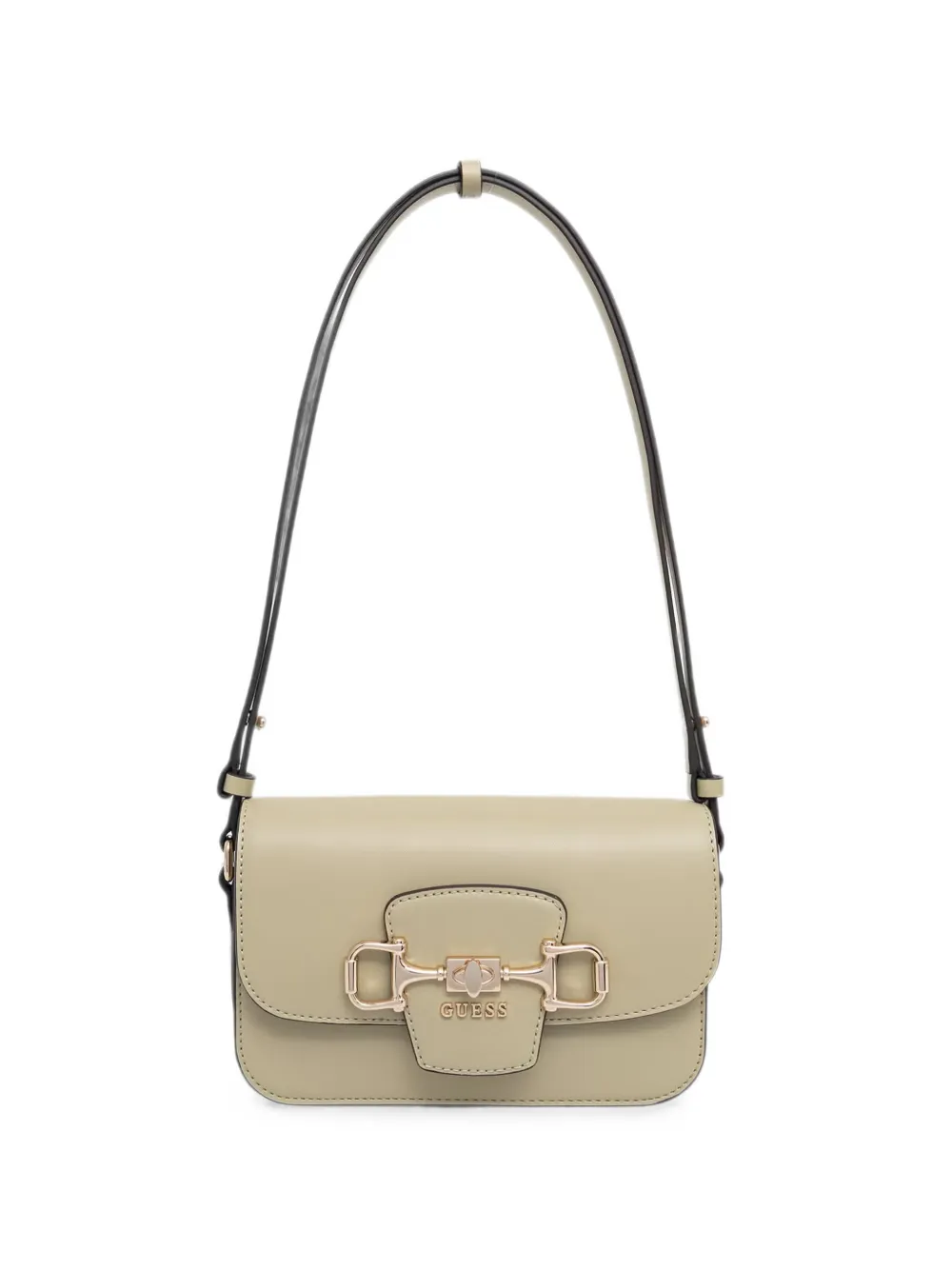 GUESS USA Janie logo-plaque shoulder bag - Verde