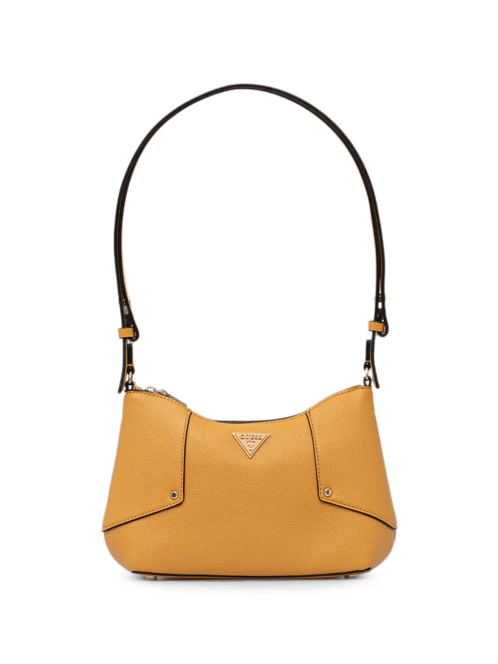 GUESS USA Darcy logo-plaque pebbled-effect shoulder bag - Giallo