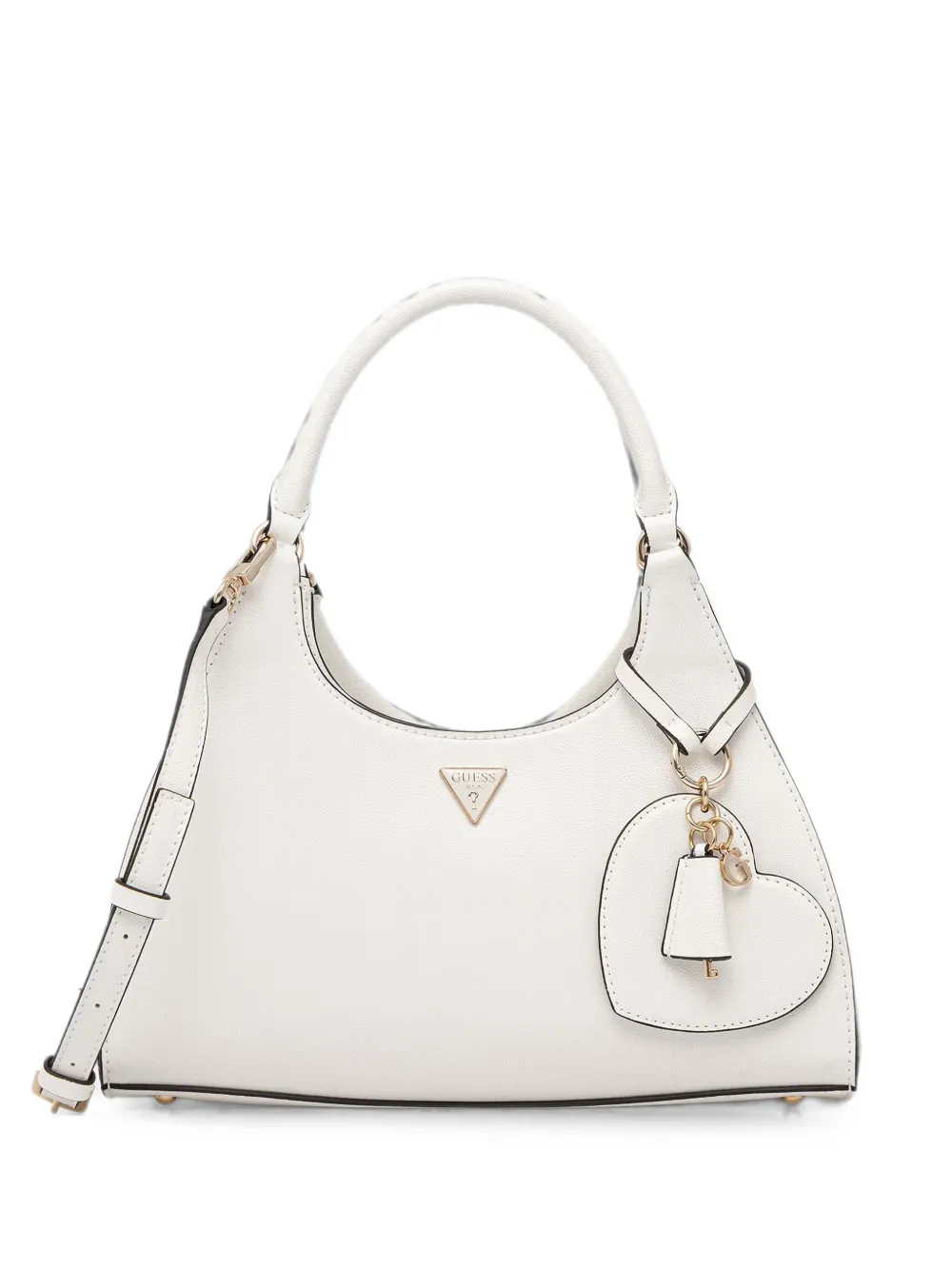 GUESS USA Isobel heart-motif shoulder bag - Weiß