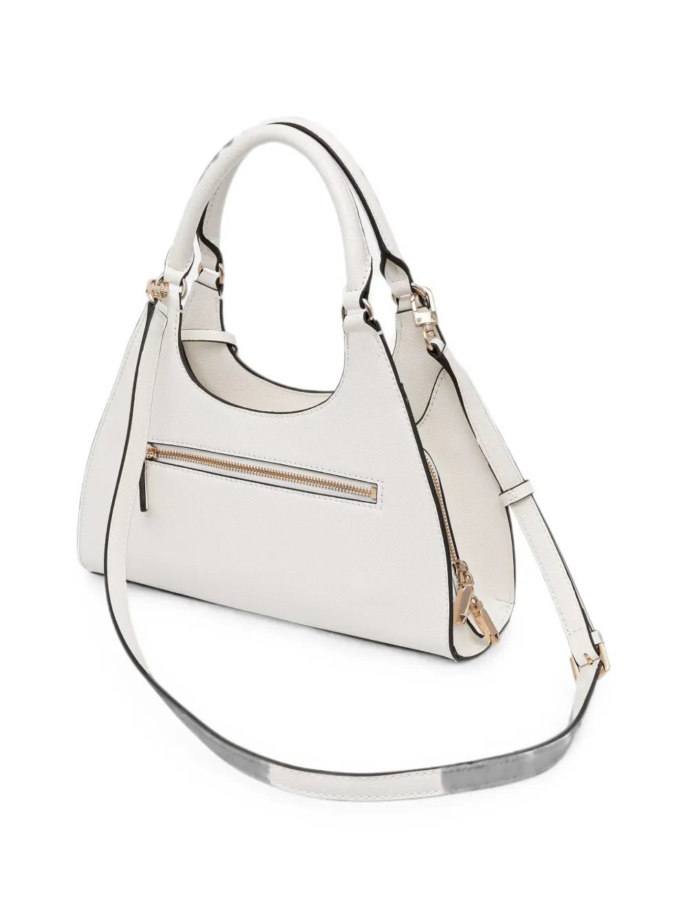 GUESS USA Isobel schoudertas met hartpatroon Wit
