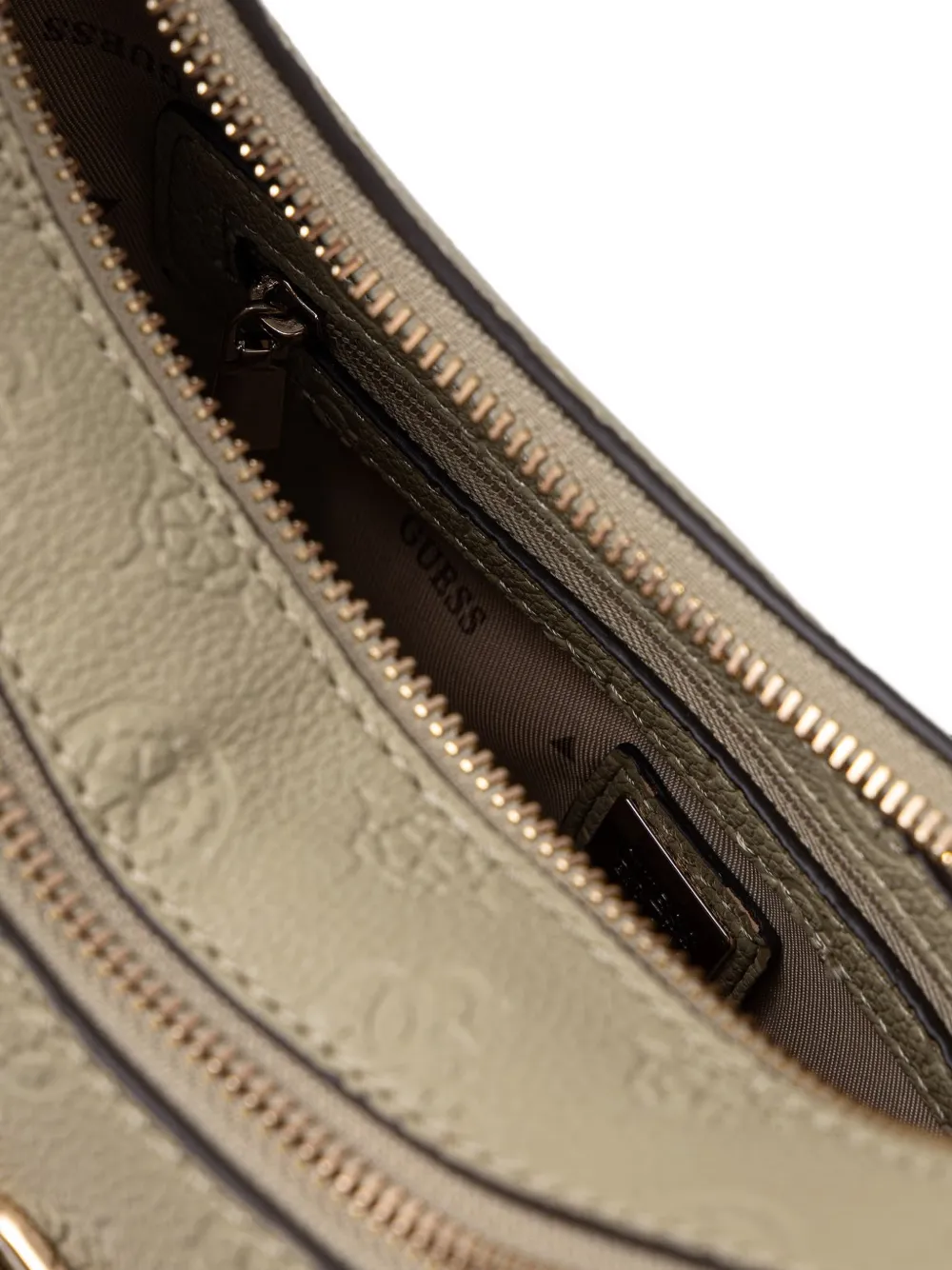 GUESS USA Anise shopper met logo-reliëf Beige