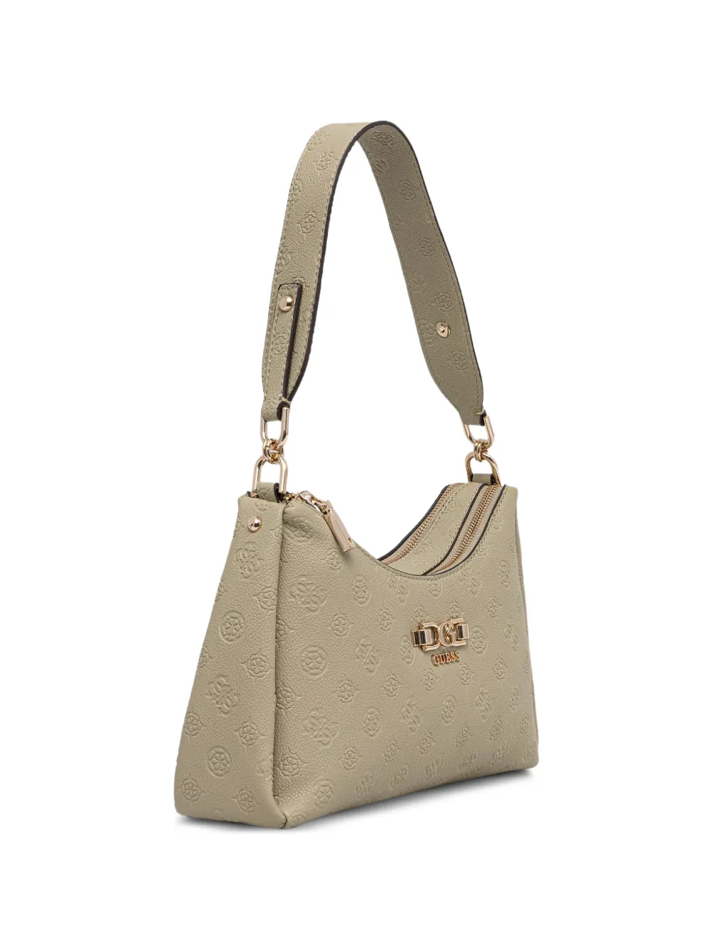 GUESS USA Anise shopper met logo-reliëf Beige