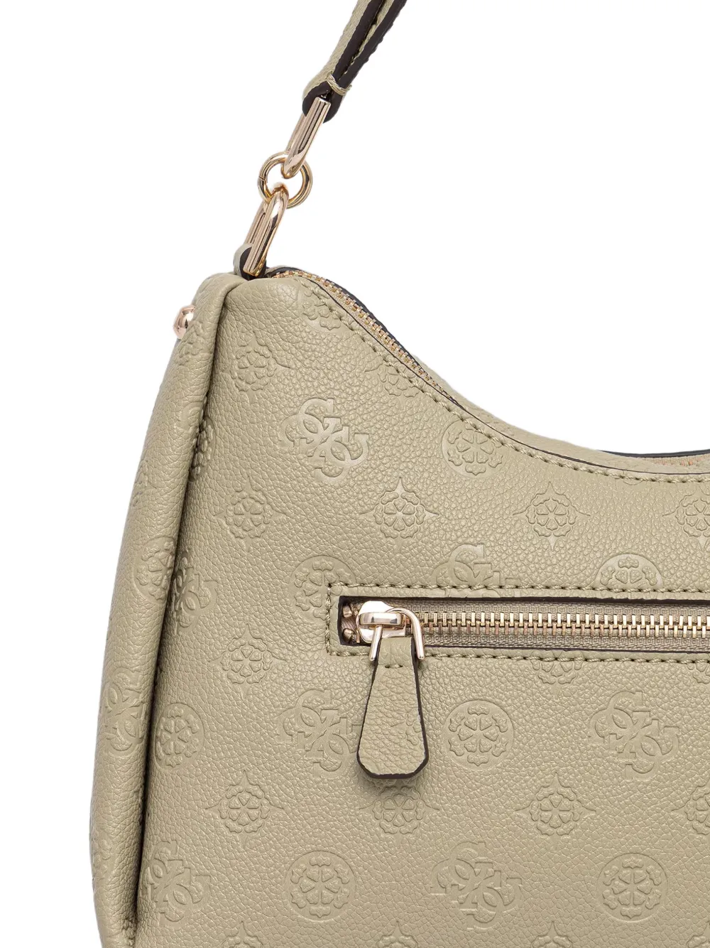 GUESS USA Anise shopper met logo-reliëf Beige