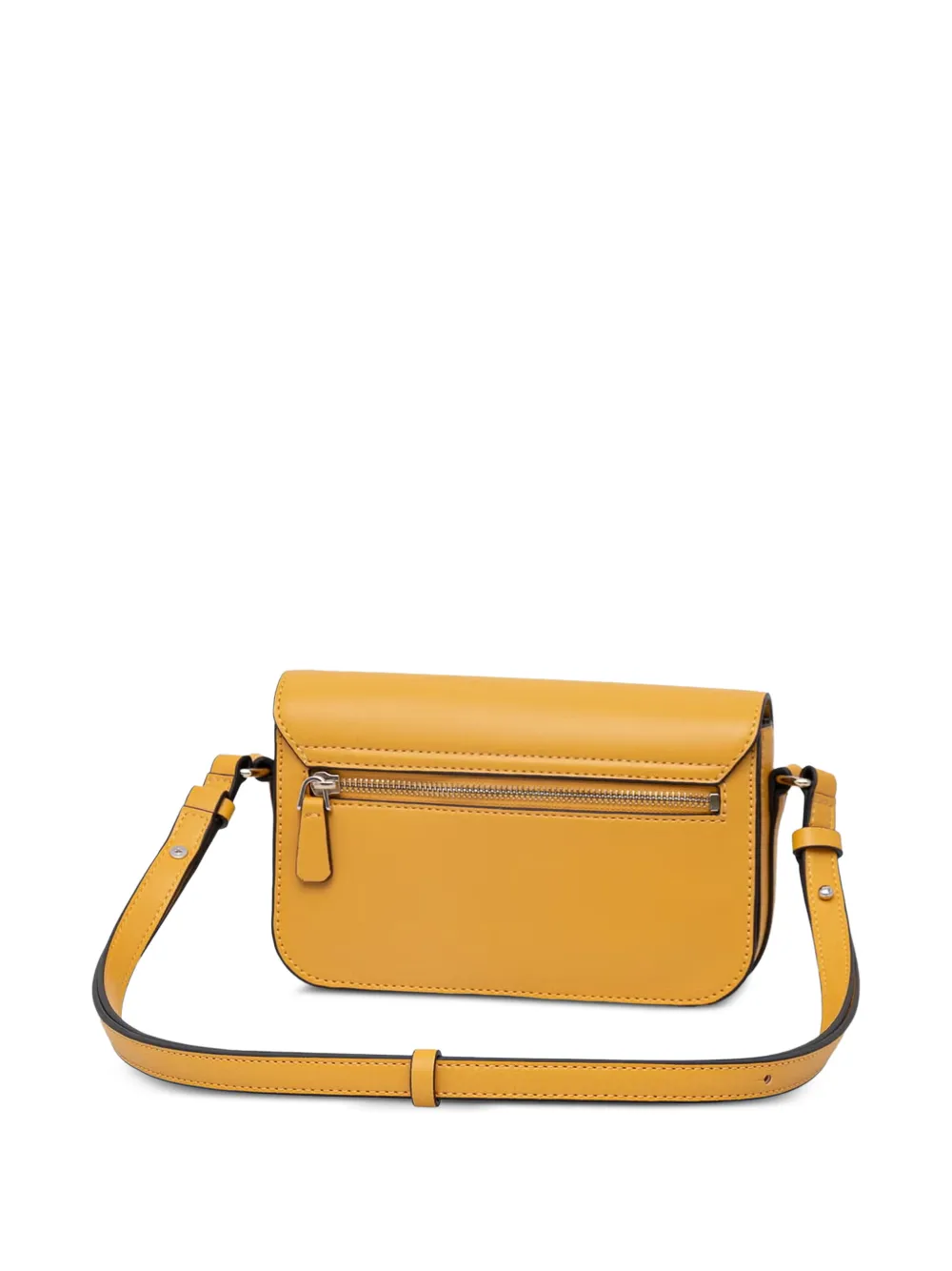GUESS USA Janie Horsebit schoudertas met logoplakkaat Geel