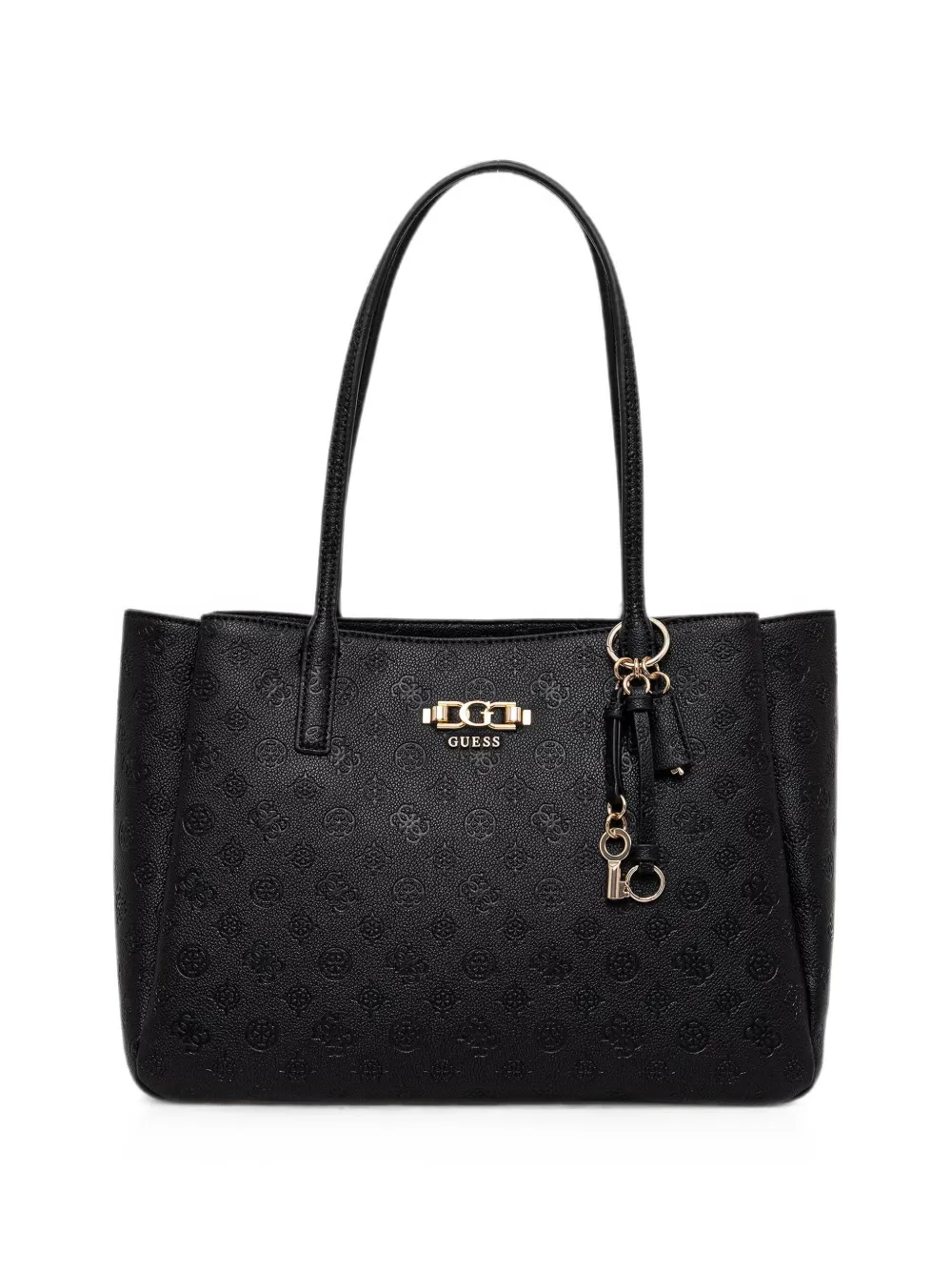 GUESS USA Borsa tote con logo goffrato - Nero