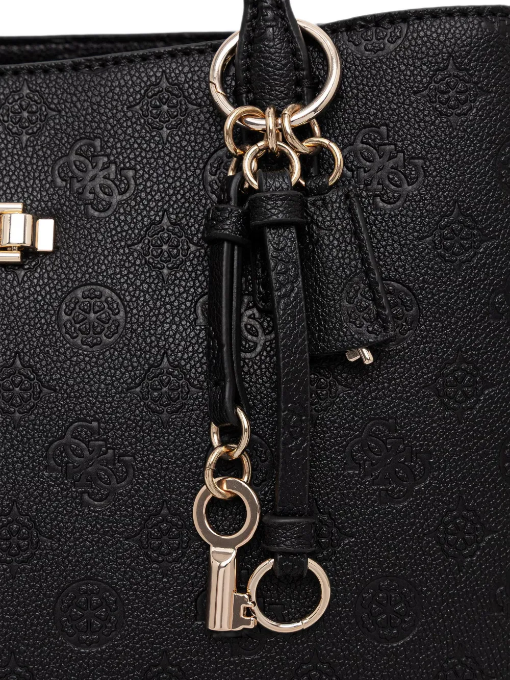GUESS USA Shopper met logo-reliëf Zwart