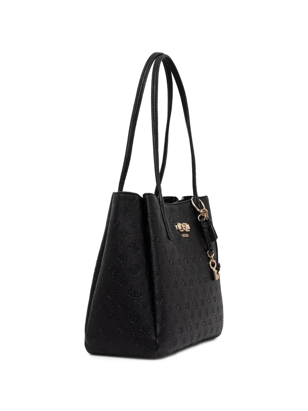 GUESS USA Shopper met logo-reliëf Zwart
