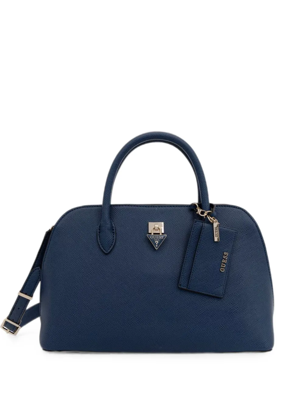 GUESS USA Patsie logo-plaque tote bag - Blu