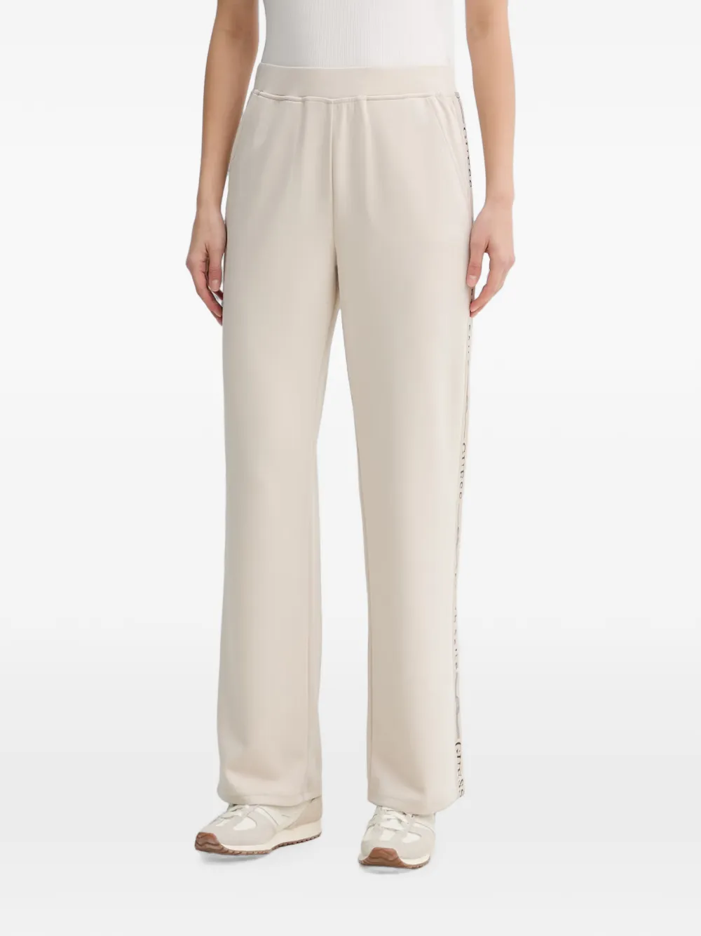 GUESS USA logo-tape track pants - Toni neutri