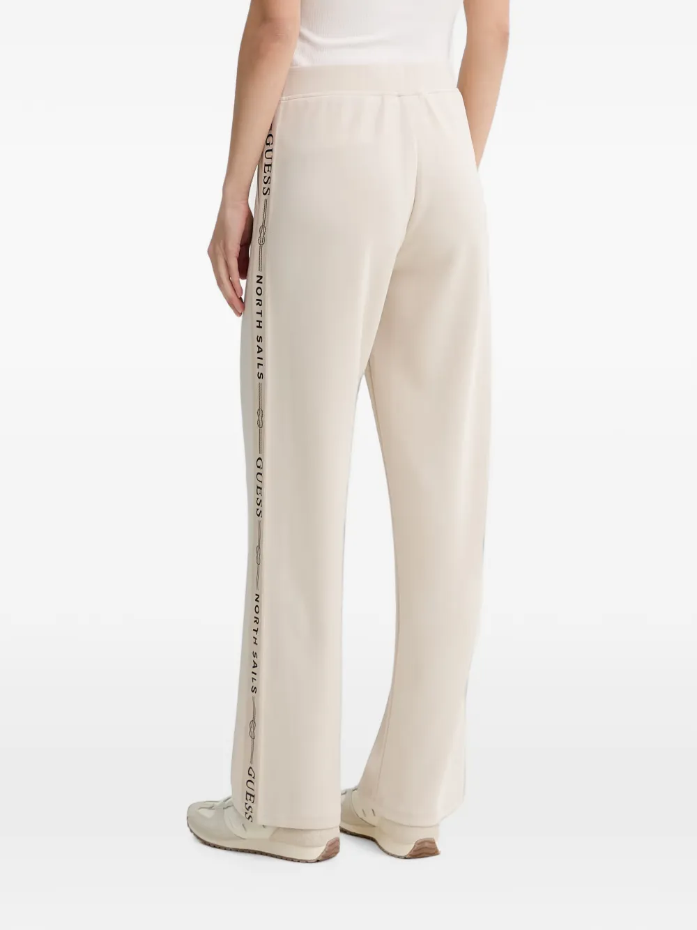 GUESS USA Trainingsbroek met logoband Beige