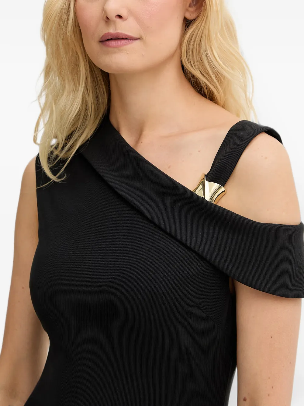 GUESS USA Off-shoulder mini-jurk Zwart