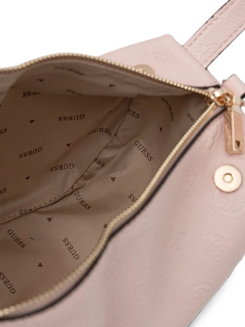 GUESS USA Anise shopper met logo-reliëf Roze