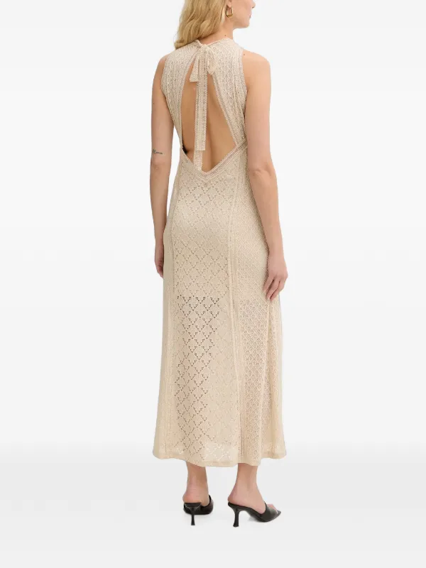 guess backless dress USA open-back Midi | Neutrals Size:SMALL while the medium Style:Open Back Long sleeve wedding dresses