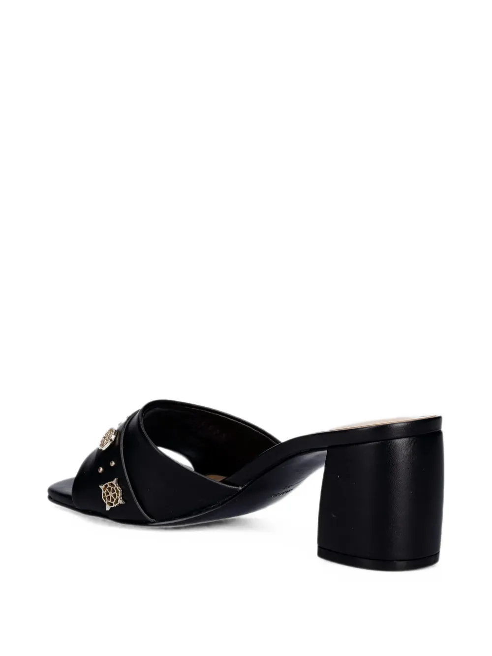 GUESS USA Gauri sandalen met blokhak en logo Zwart