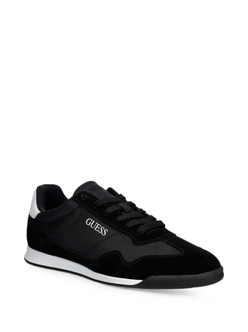 GUESS USA Sneakers met vlakken en logoprint Zwart