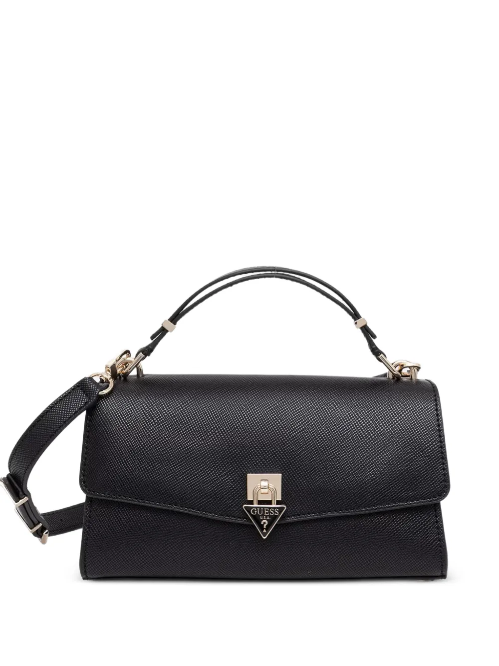 GUESS USA logo-plaque tote bag - Nero