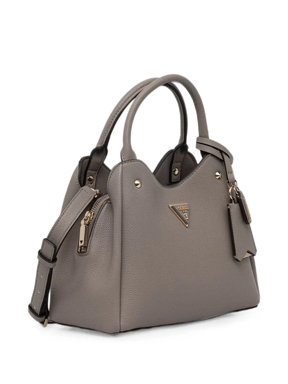 GUESS USA Meridian shopper met logoplakkaat Beige