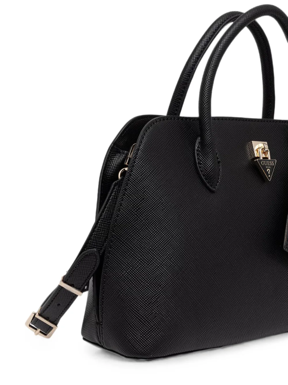 GUESS USA Patsie shopper met logoplakkaat Zwart