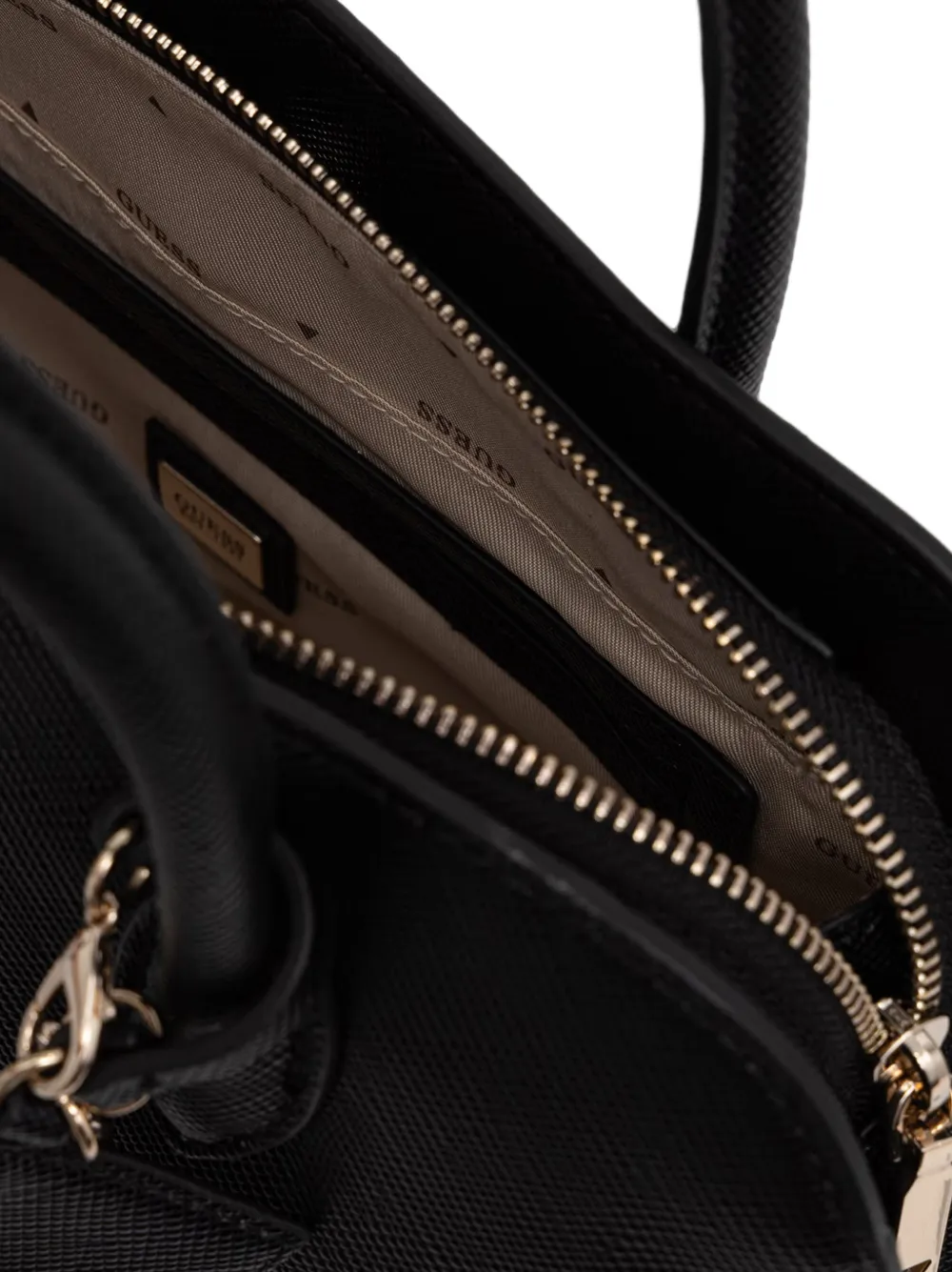 GUESS USA Patsie shopper met logoplakkaat Zwart