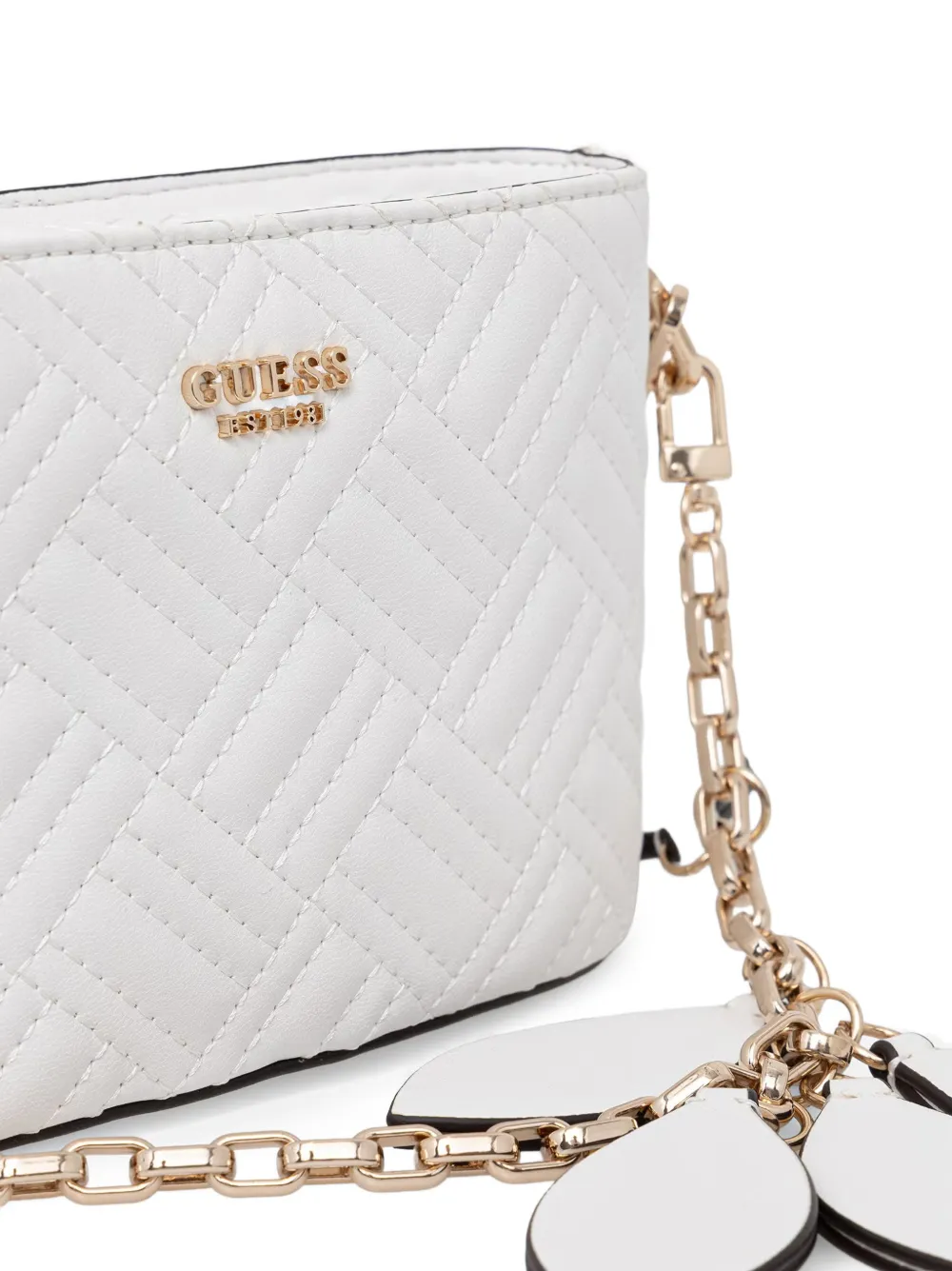 GUESS USA Gewatteerde schoudertas Wit