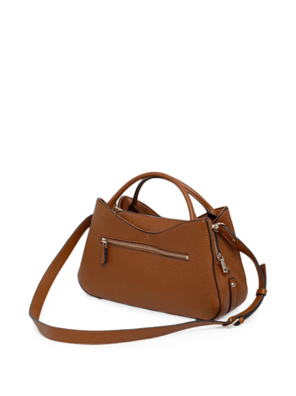 GUESS USA Schoudertas met bewerkt effect Bruin