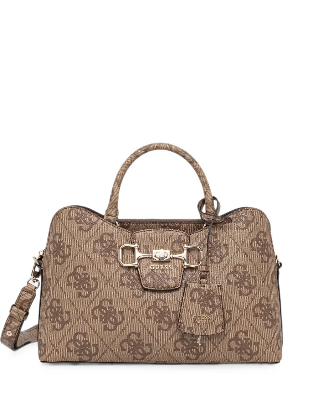 GUESS USA monogram-print tote bag - Toni neutri