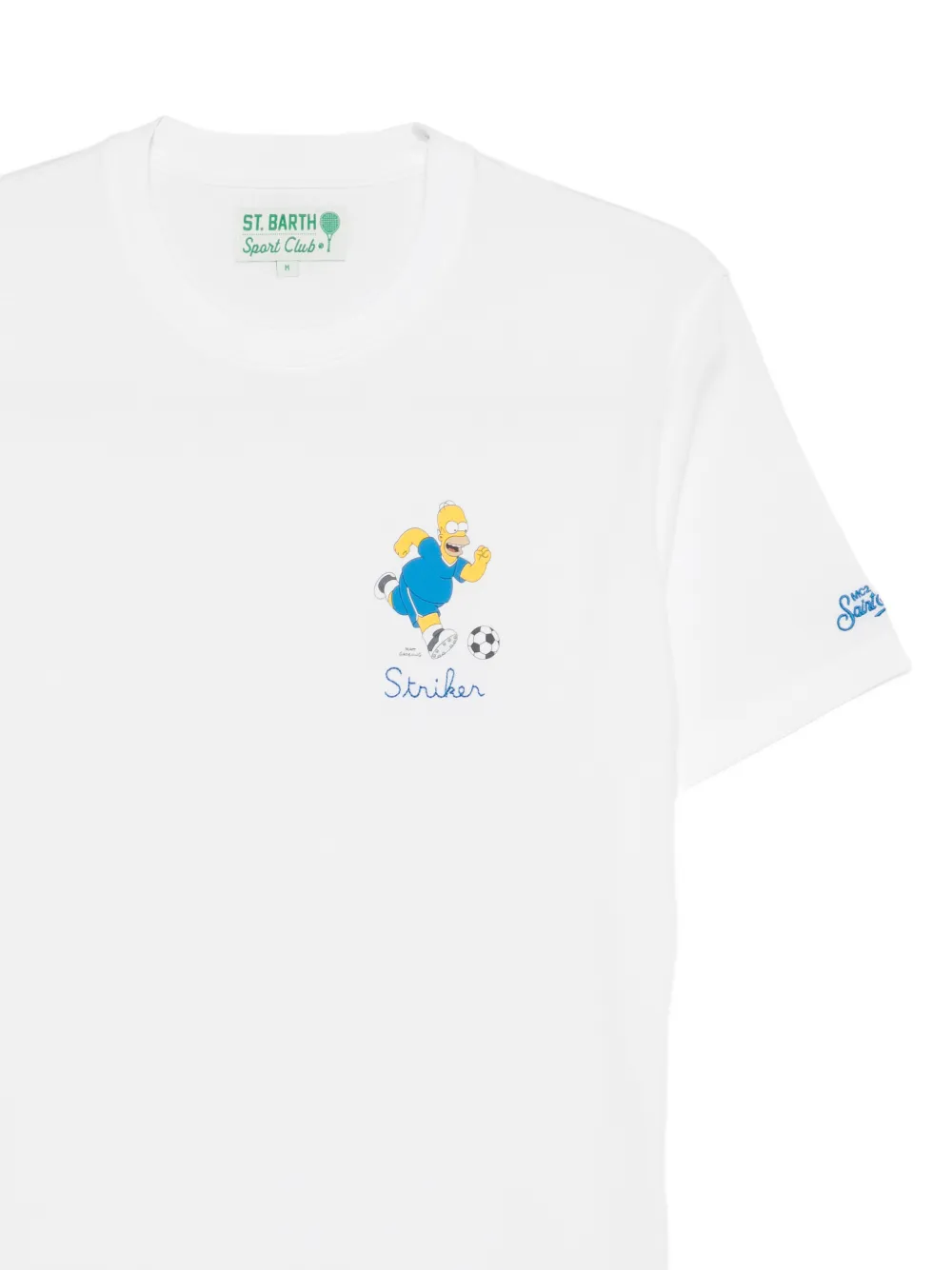 MC2 Saint Barth T-shirt met grafische print Wit