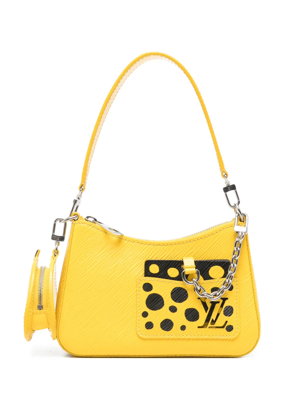 Louis Vuitton Pre-Owned x Yayoi Kusama Marellini leather mini bag - Giallo