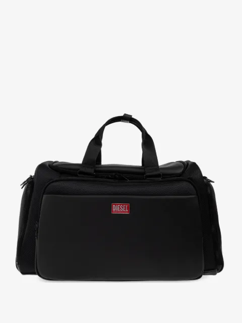 Diesel bolsa duffle con parche del logo