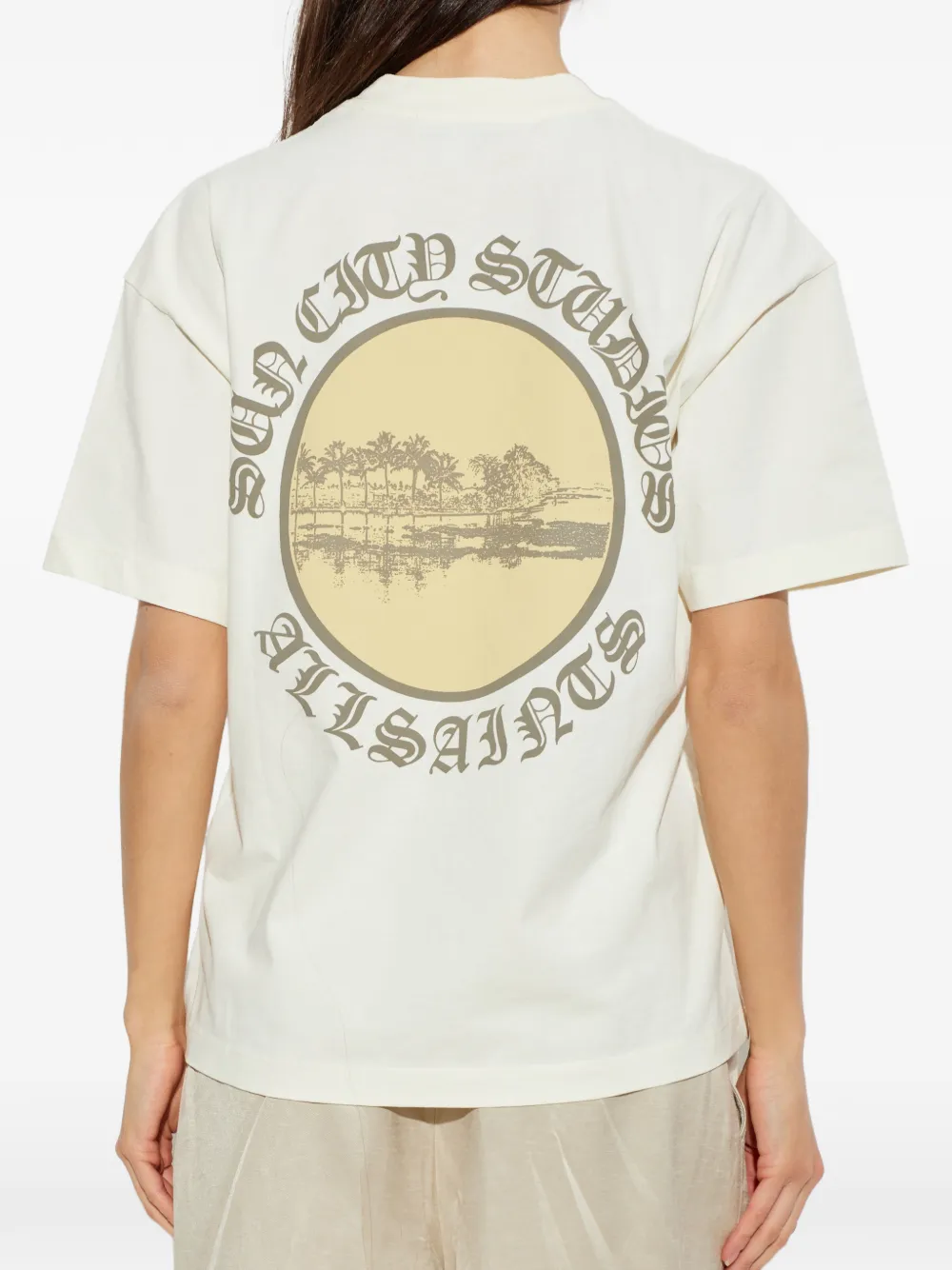 AllSaints Sun City T-shirt Wit