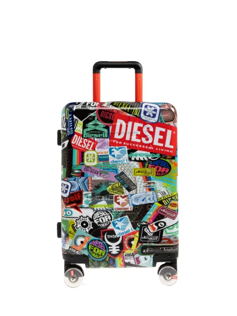 Diesel small sticker-print trolley