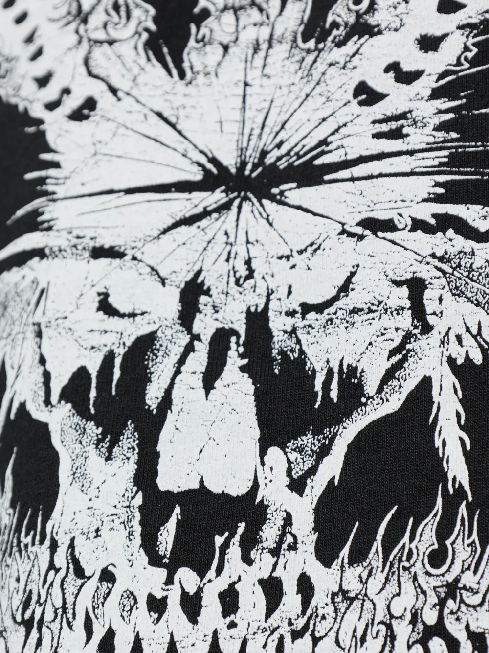 AllSaints Palm Ripper T-shirt met ronde hals Zwart
