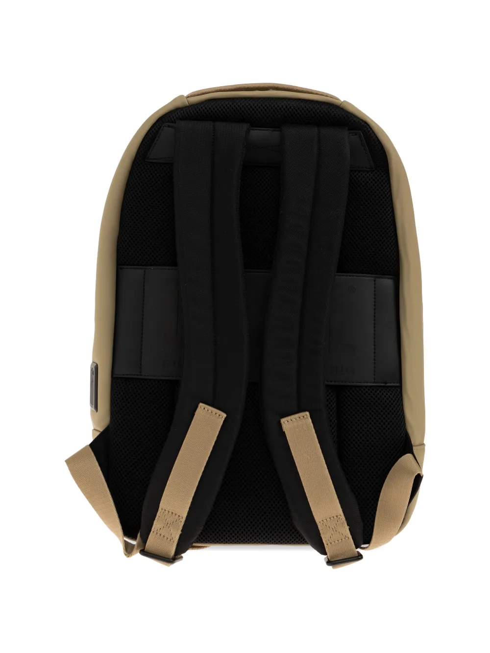 Diesel Geribbelde rugzak met logo-plakkaat Beige
