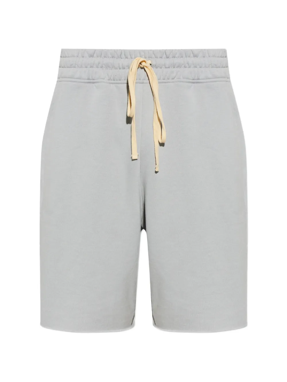 AllSaints Helix raw-cut drawstring shorts - Grigio