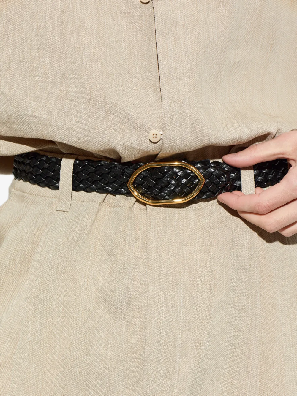Jacquemus The Calisson riem Zwart
