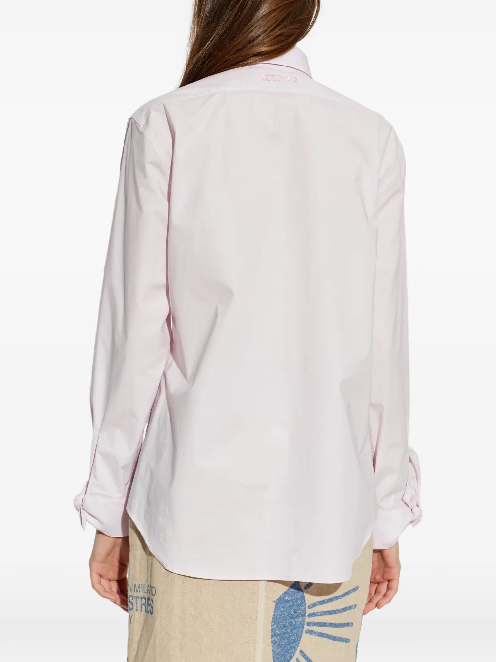 Moschino Blouse met strikdetail Roze