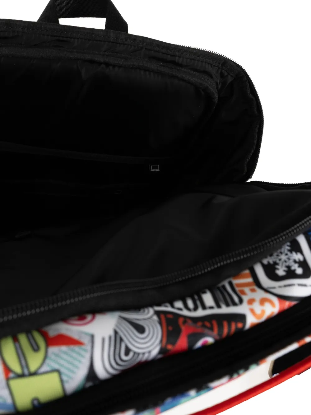 Diesel logo-patch Drawstring Backpack | Red | FARFETCH