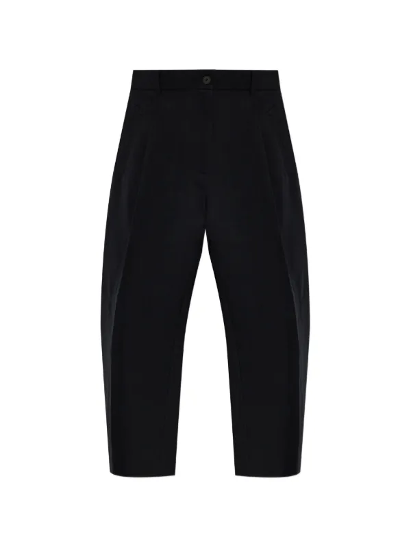 Studio Nicholson Minos Pleated Trousers in Black