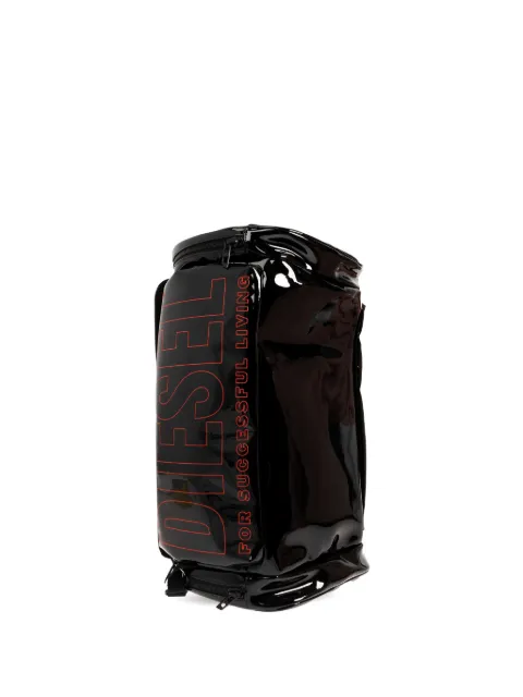 Diesel patent logo-print backpack