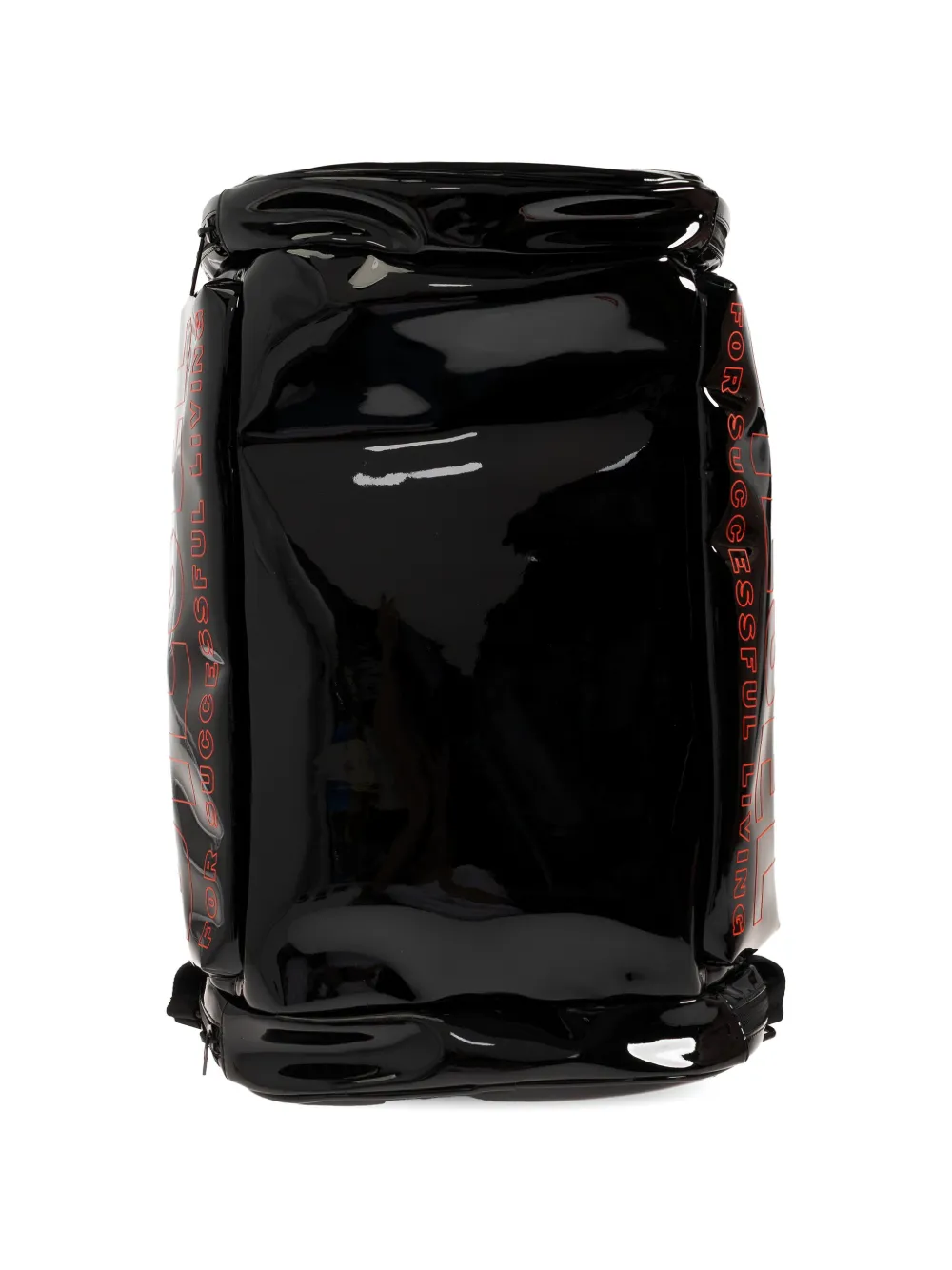 Diesel patent logo-print backpack - Nero