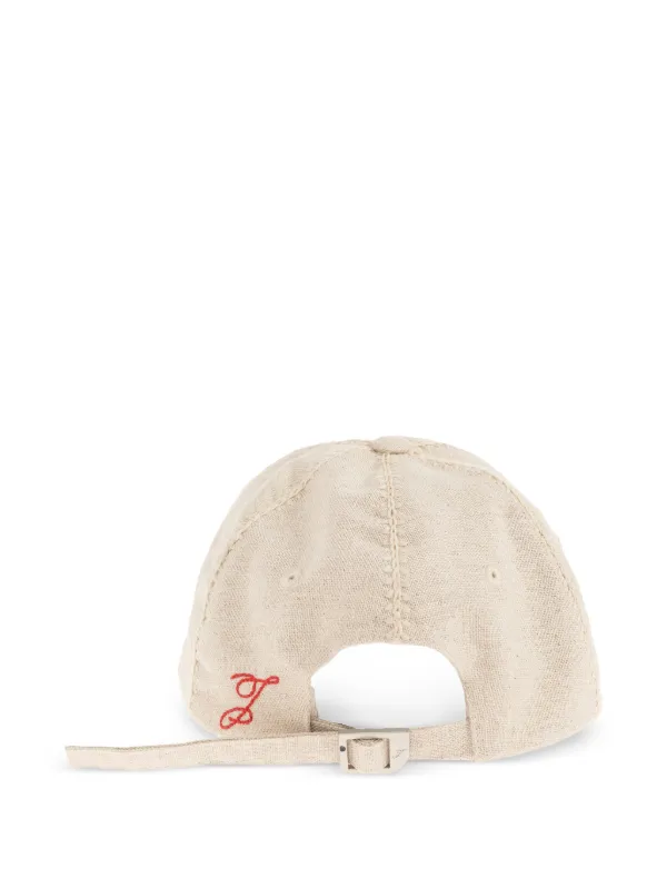 Jacquemus Paysan graphic-patch Baseball Cap | Neutrals | FARFETCH