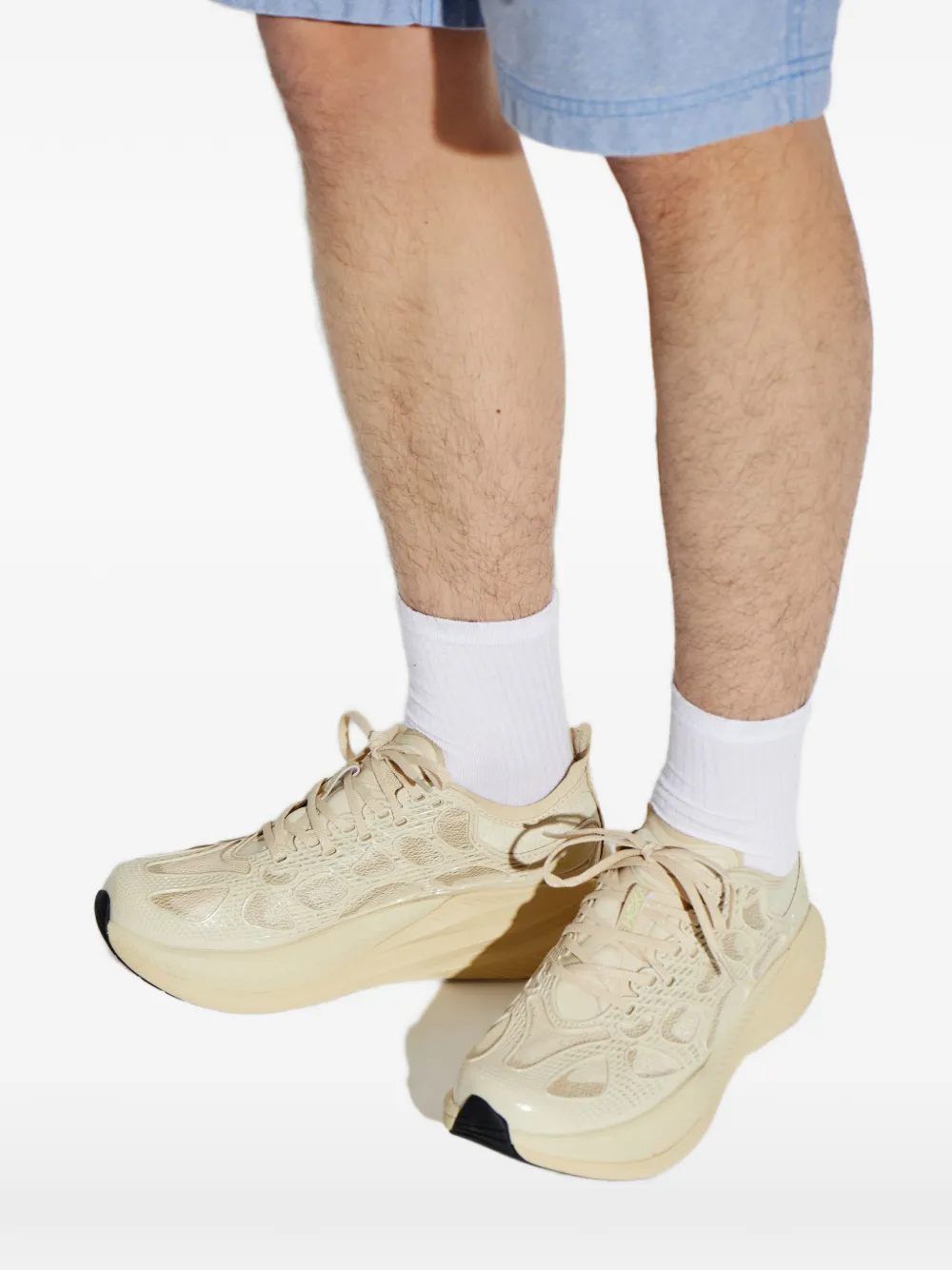 HOKA Mach X Caged sneakers Beige